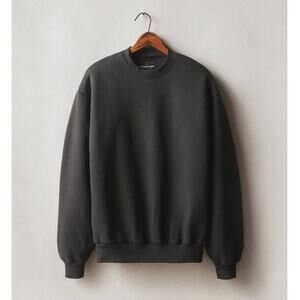 NWOT American Giant Unisex American Vintage Crew Sweatshirt Washed Black Size XS